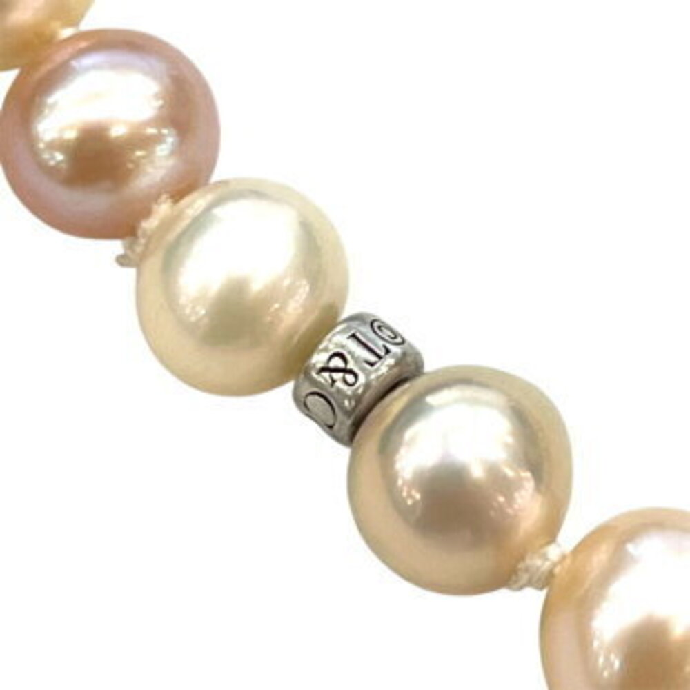 Tiffany Co Silver Necklace Pearls Pink White Lux Of Shoulder Hand